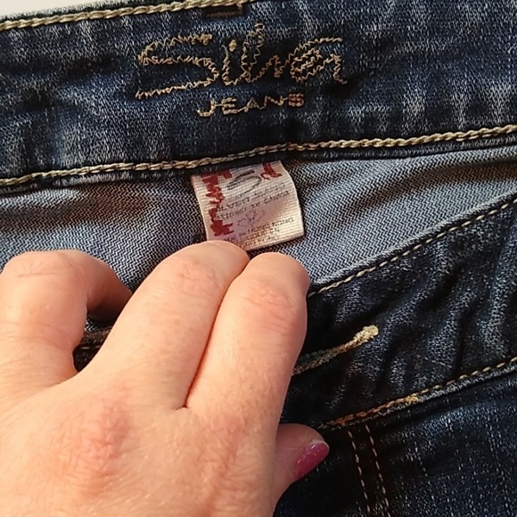SILVER Santorini Capri Jeans Medium Wash Size 31 - Picture 7 of 9